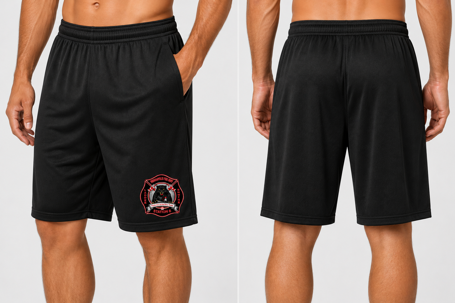 IFD Station 6 Men's Pro Mesh 9" Shorts with Pockets