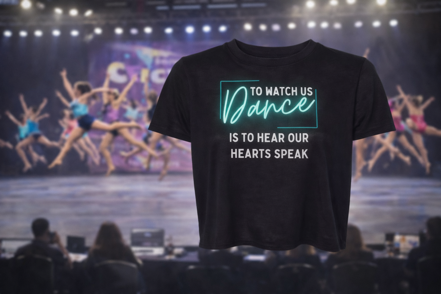 To Hear Our Hearts Speak Crop Top Tee