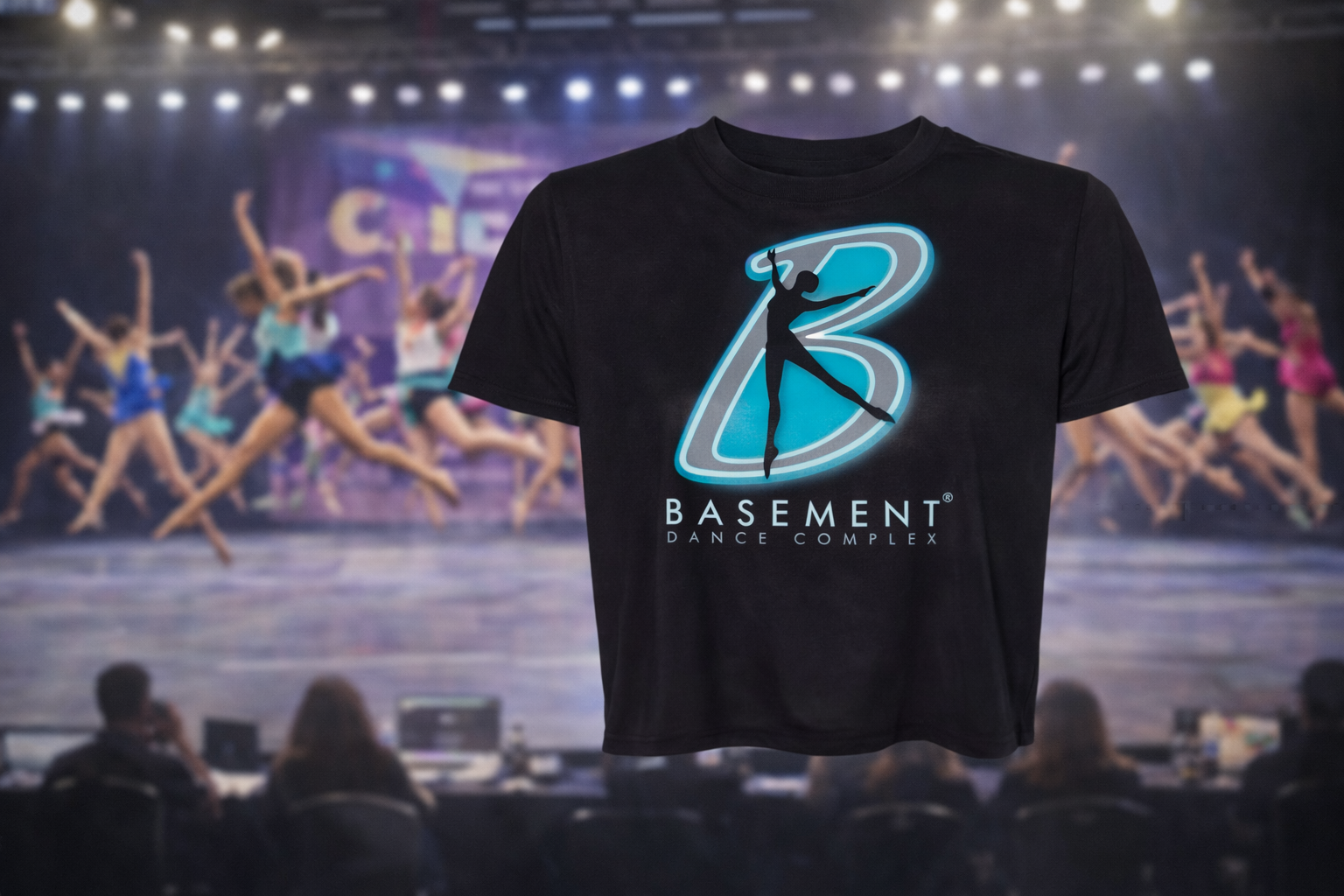Basement Dance Company Logo Crop Top