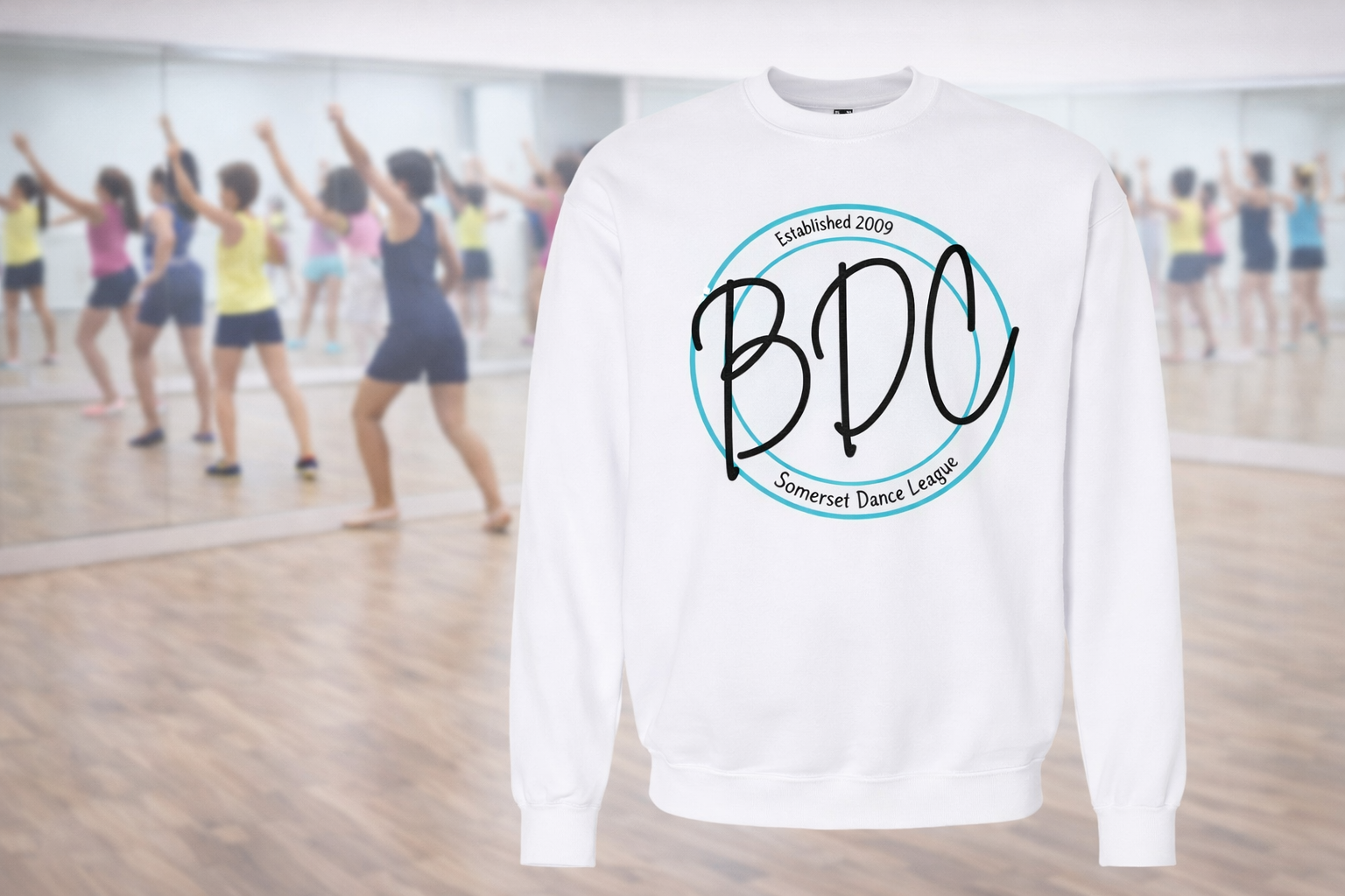 BDC Established 2019 White Crew Neck Long Sleeve Tee